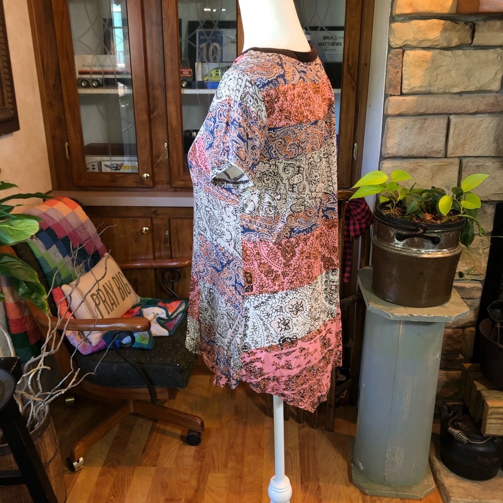 RXB SIZE MEDIUM MULTICOLORED IN BROWN PINK BLUE AND BEIGE. - Picture 3 of 4